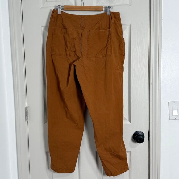 A New Day Pants Womens 12 Orange Straight Leg Indie Chic Boho Casual - Picture 2 of 14